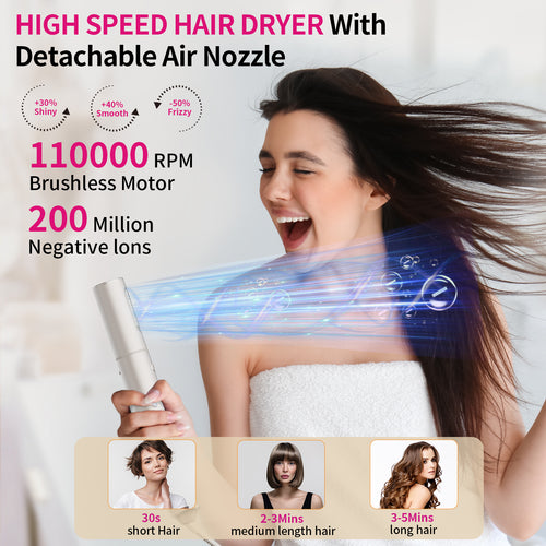TASREAL 5-in-1 Hair Dryer Multi-Styler